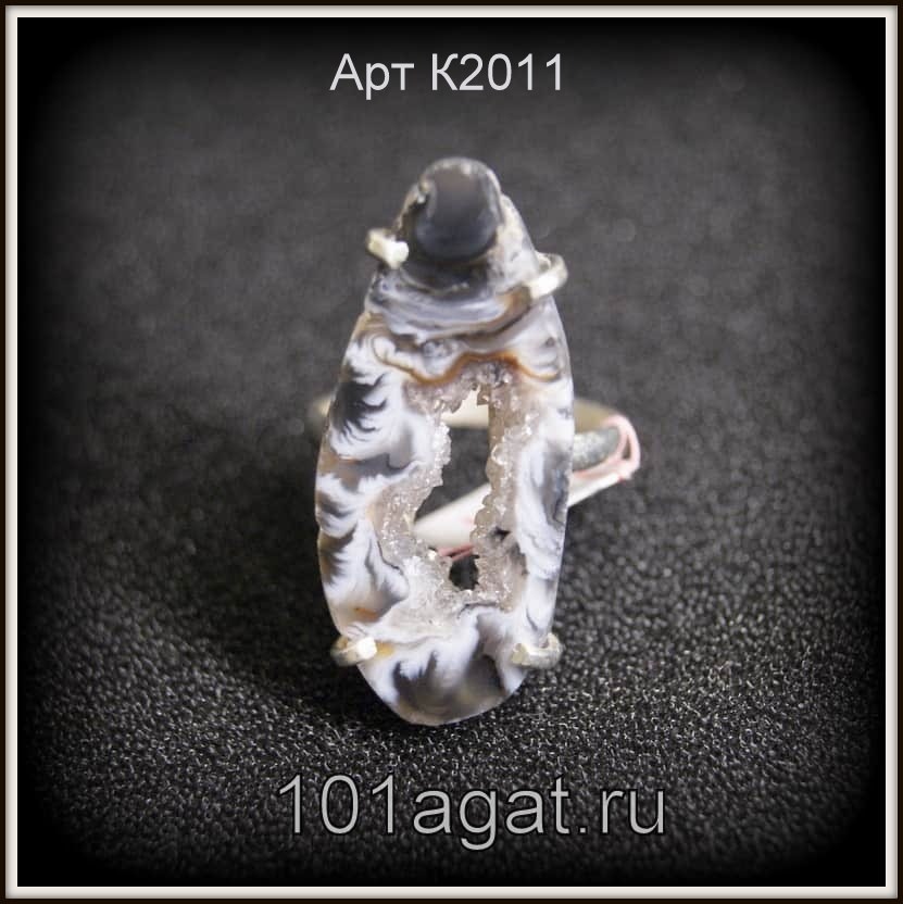 купить кольцо из агата 101агат.ру арт  фото