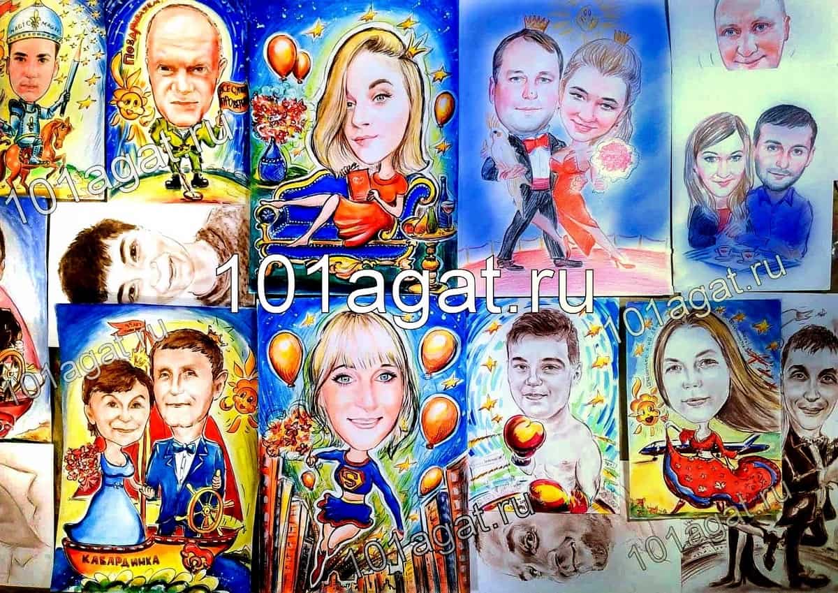 Ярославль шаржи по фото на заказ
